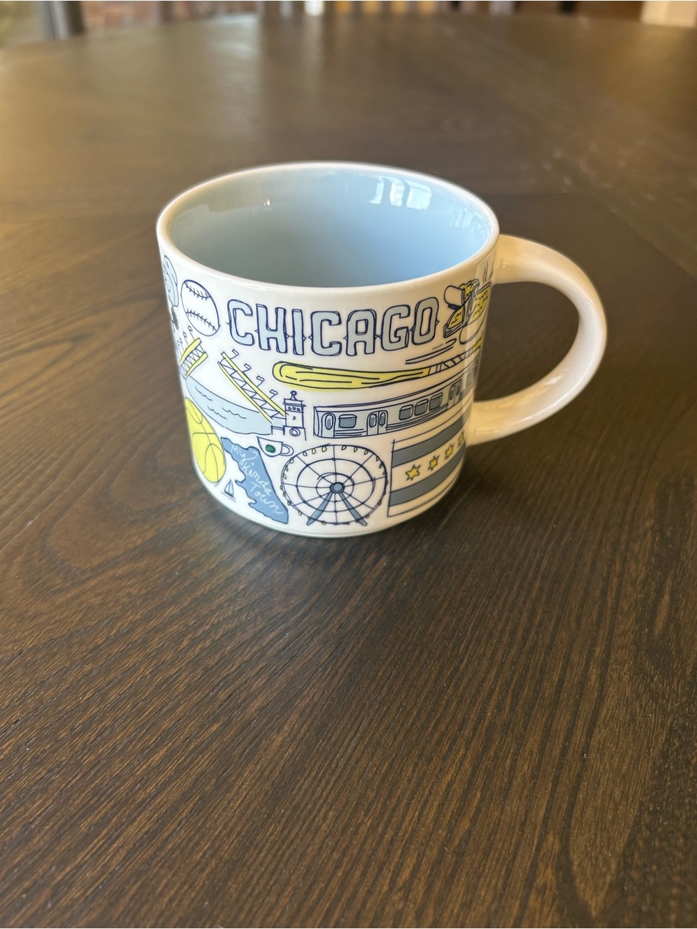 Starbucks Chicago Illinois 2018 Been There Series Ceramic Coffee Mug 14 Oz